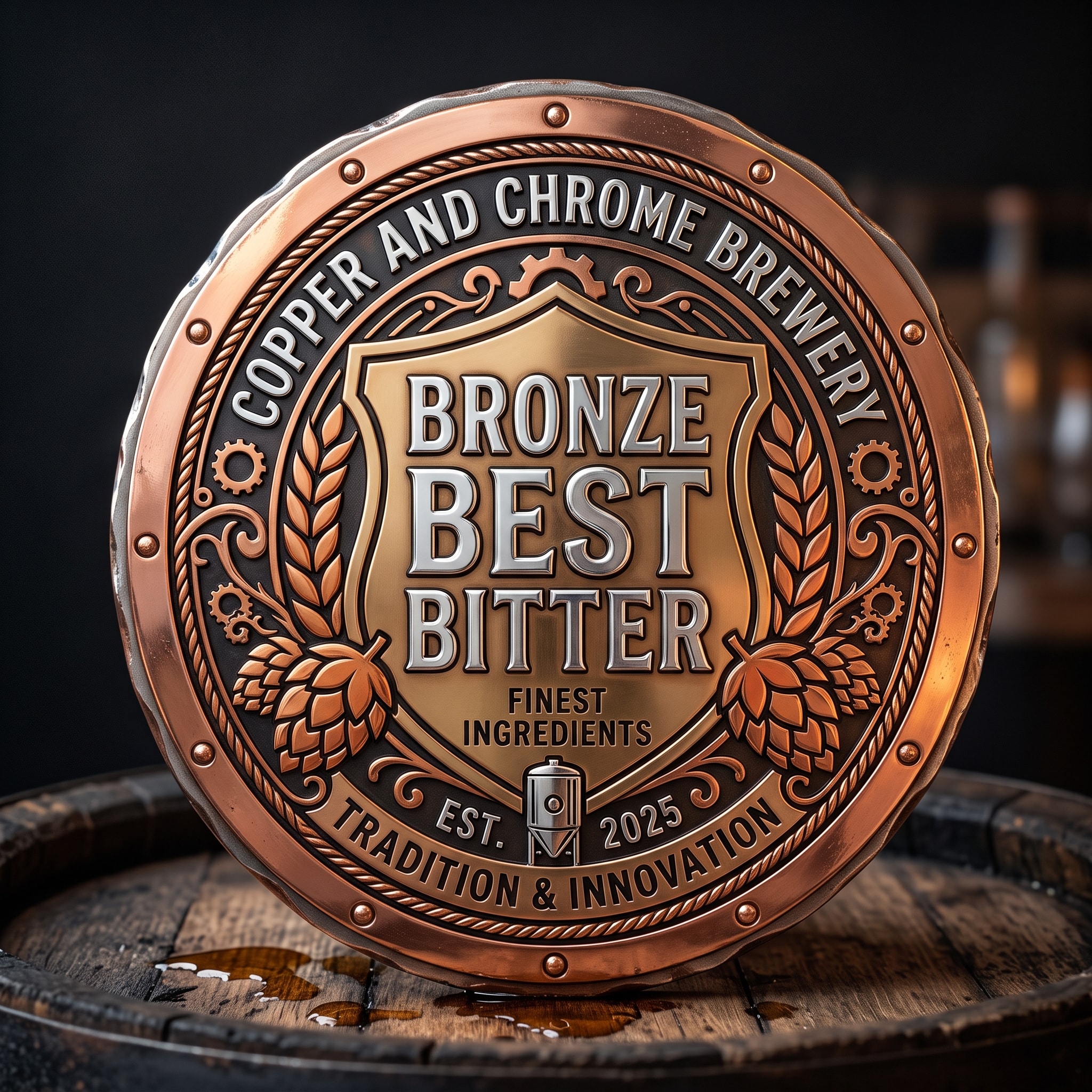 Bronze Best Bitter — Copper and Chrome house bitter