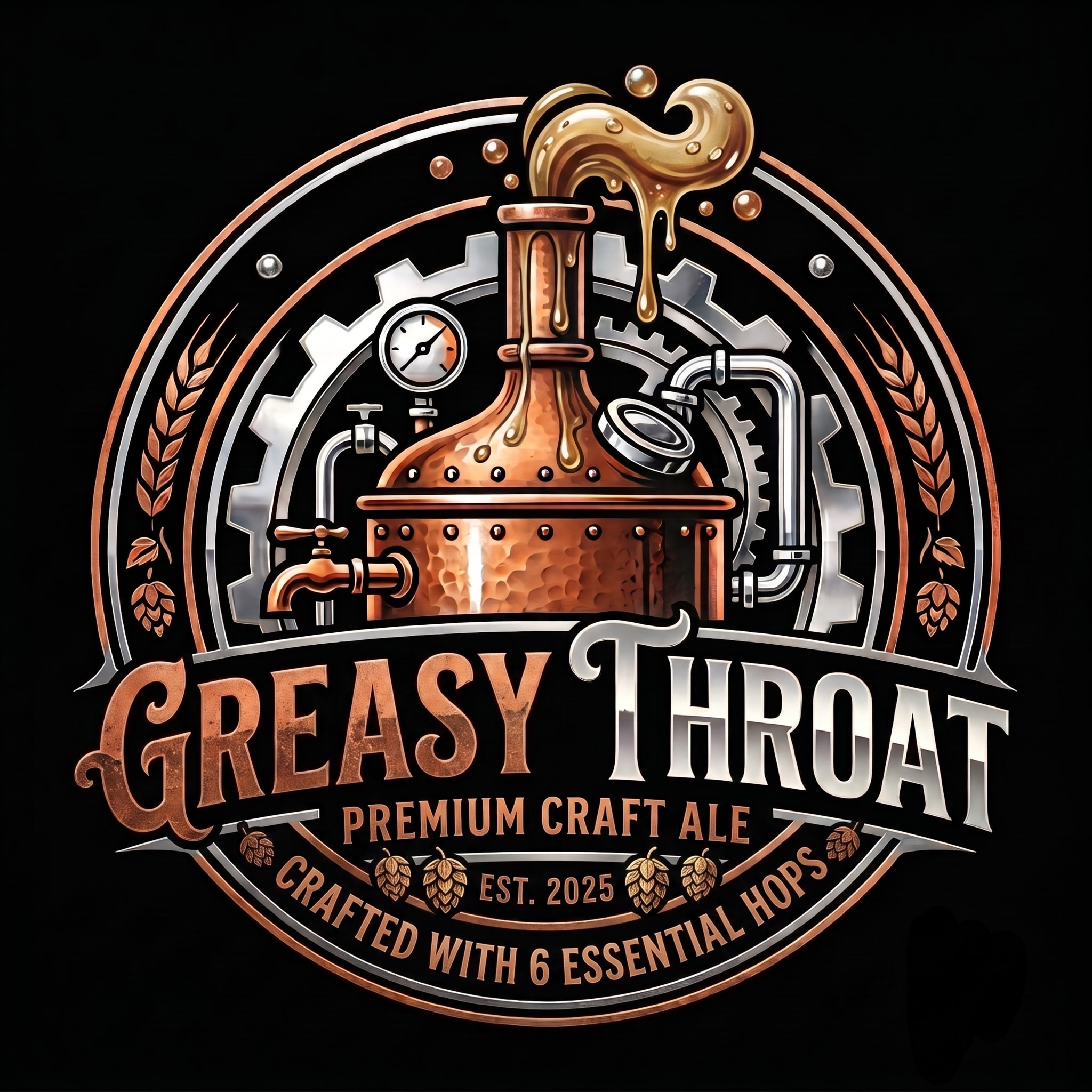 Greasy Throat — bold hoppy ale from Copper and Chrome
